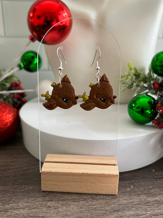 Vintage Reindeer- Merry Collection- Hook Earring