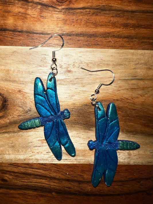 Dragonfly-  Hook Earring