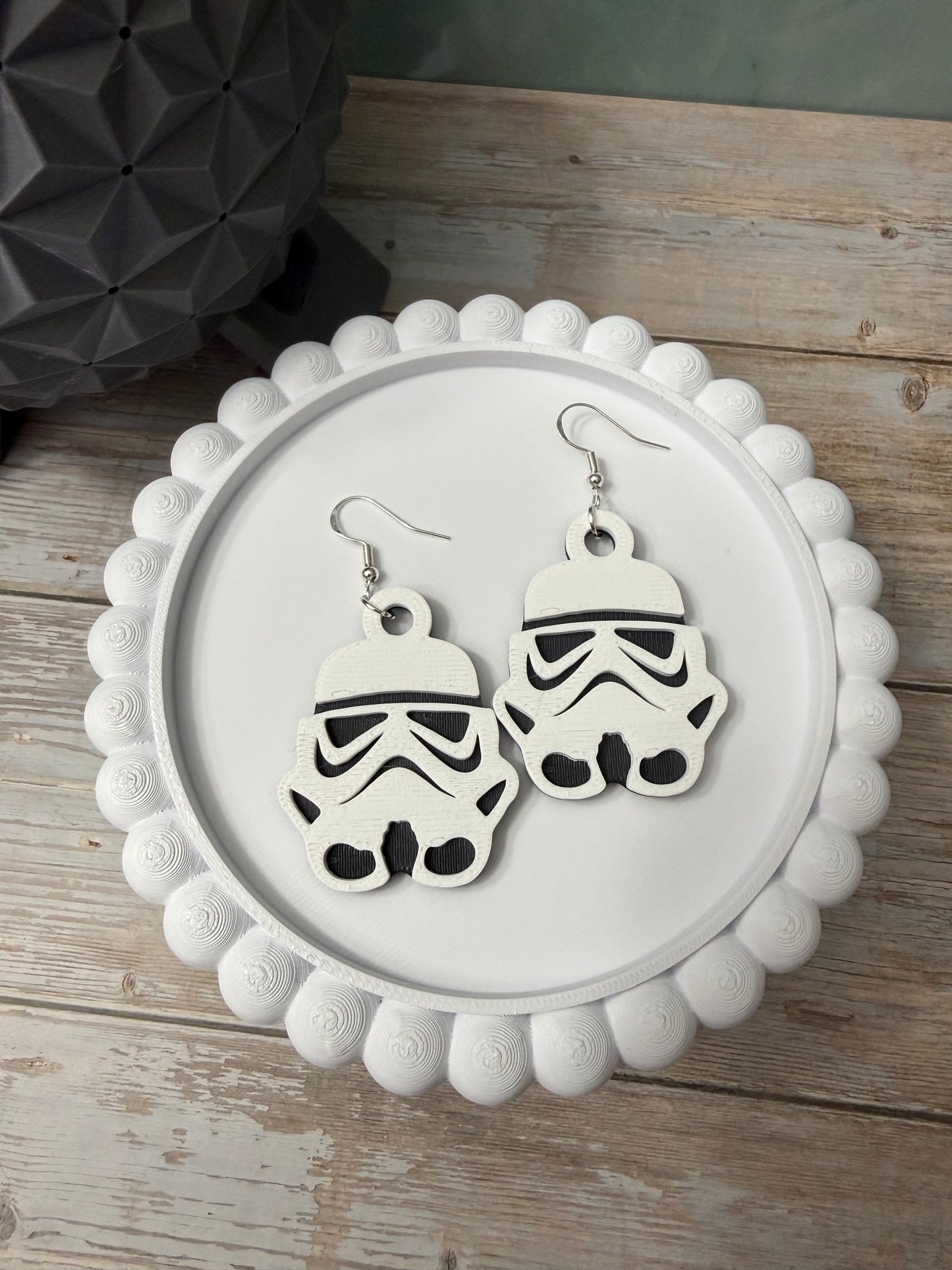 Trooper- 3D Printed Earrings