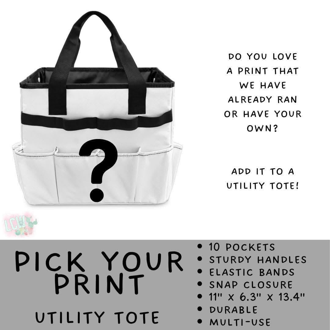 Batch #581 - PYP Football - Closes 9/4 - ETA Early Nov - Pick Your Print Utility Tote