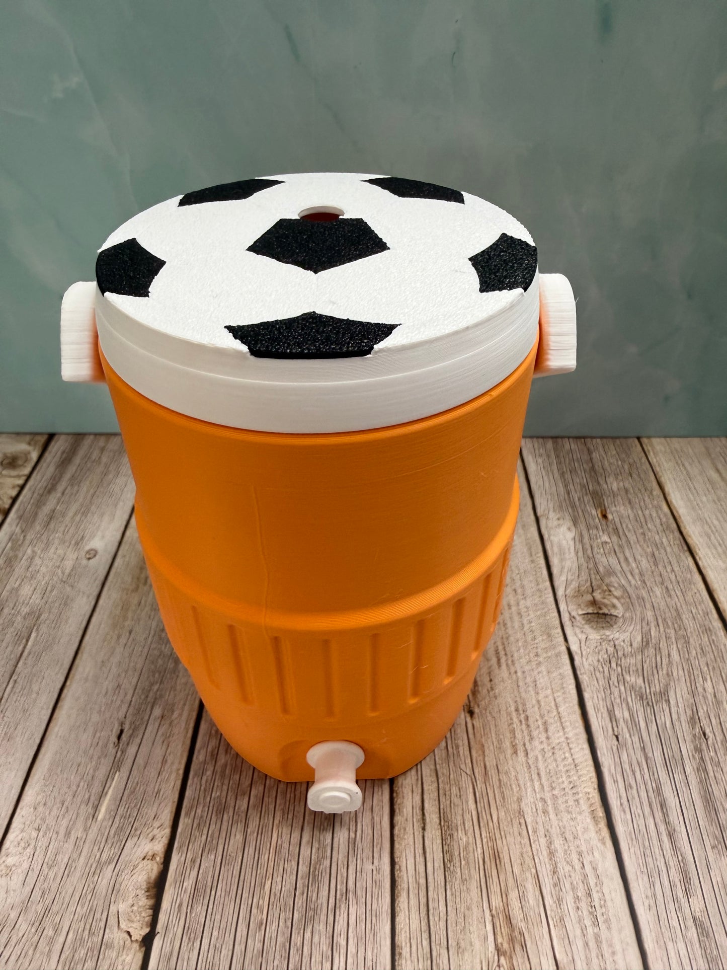 Soccer Lid for Cooler 12 oz Can Holder- 3D print