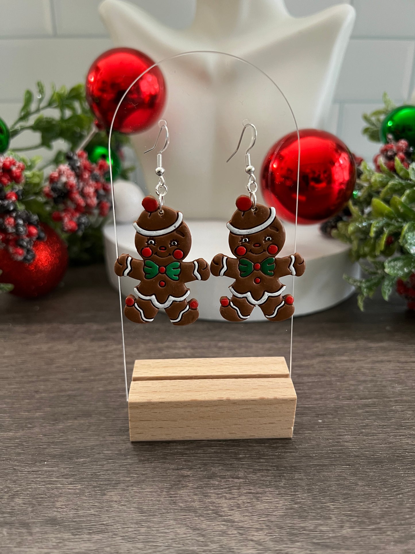 Gingy Bread- Merry Collection- Hook Earring