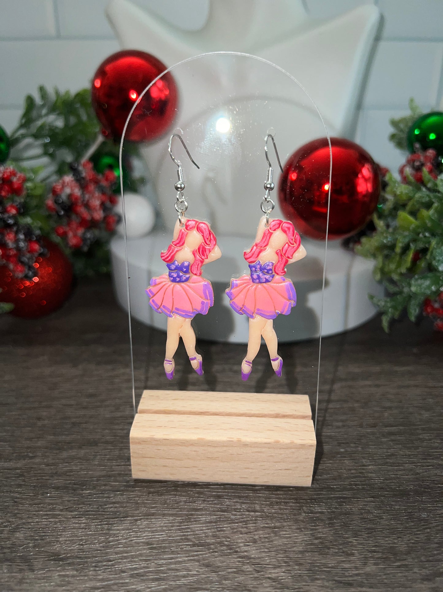 Sugar Plum Pin-Up - Merry Collection- Hook Earring