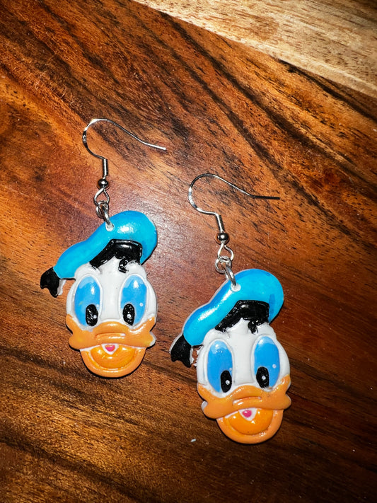 Mister Duck- Hook Earring