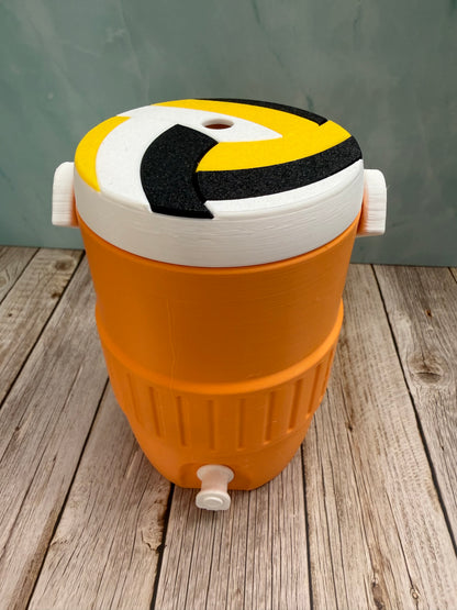Volleyball Lid for Cooler 12 oz Can Holder- 3D print