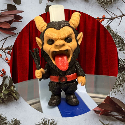 Krampus- Straw Buddy- 3D Printed