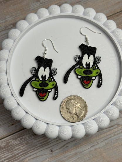 Franken Goof- 3D Printed Earrings - Halloween