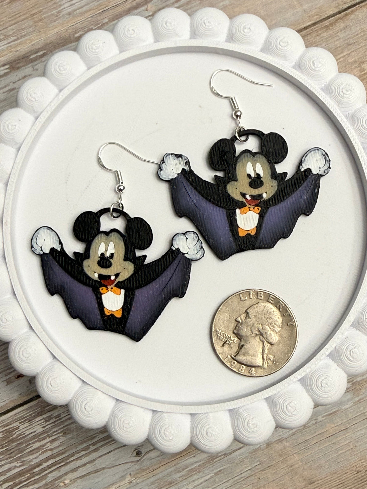 Vampire Mick- 3D Printed Earrings - Halloween