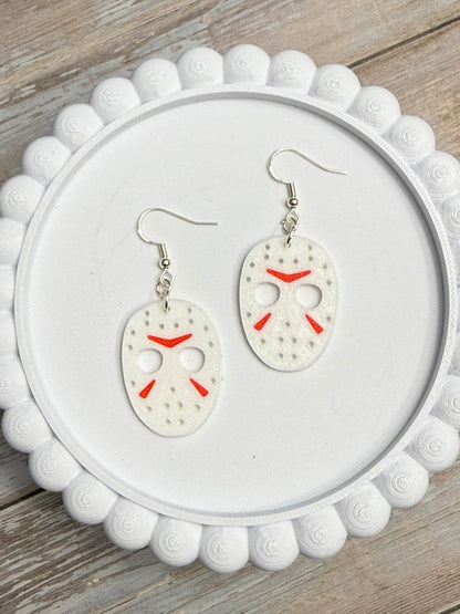 Jas Mask- 3D Printed Earrings