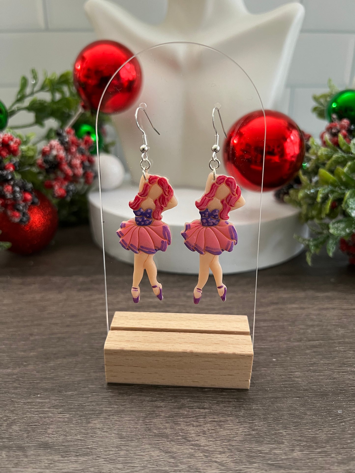 Sugar Plum Pin-Up - Merry Collection- Hook Earring