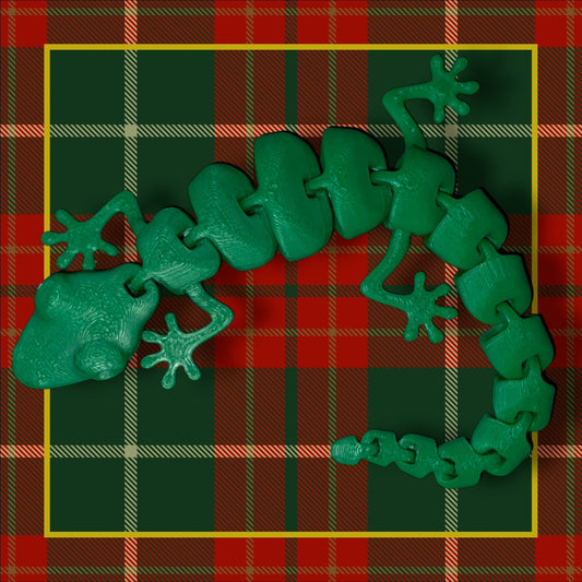 Articulated Gecko- Fidget Toy- 3D Printed