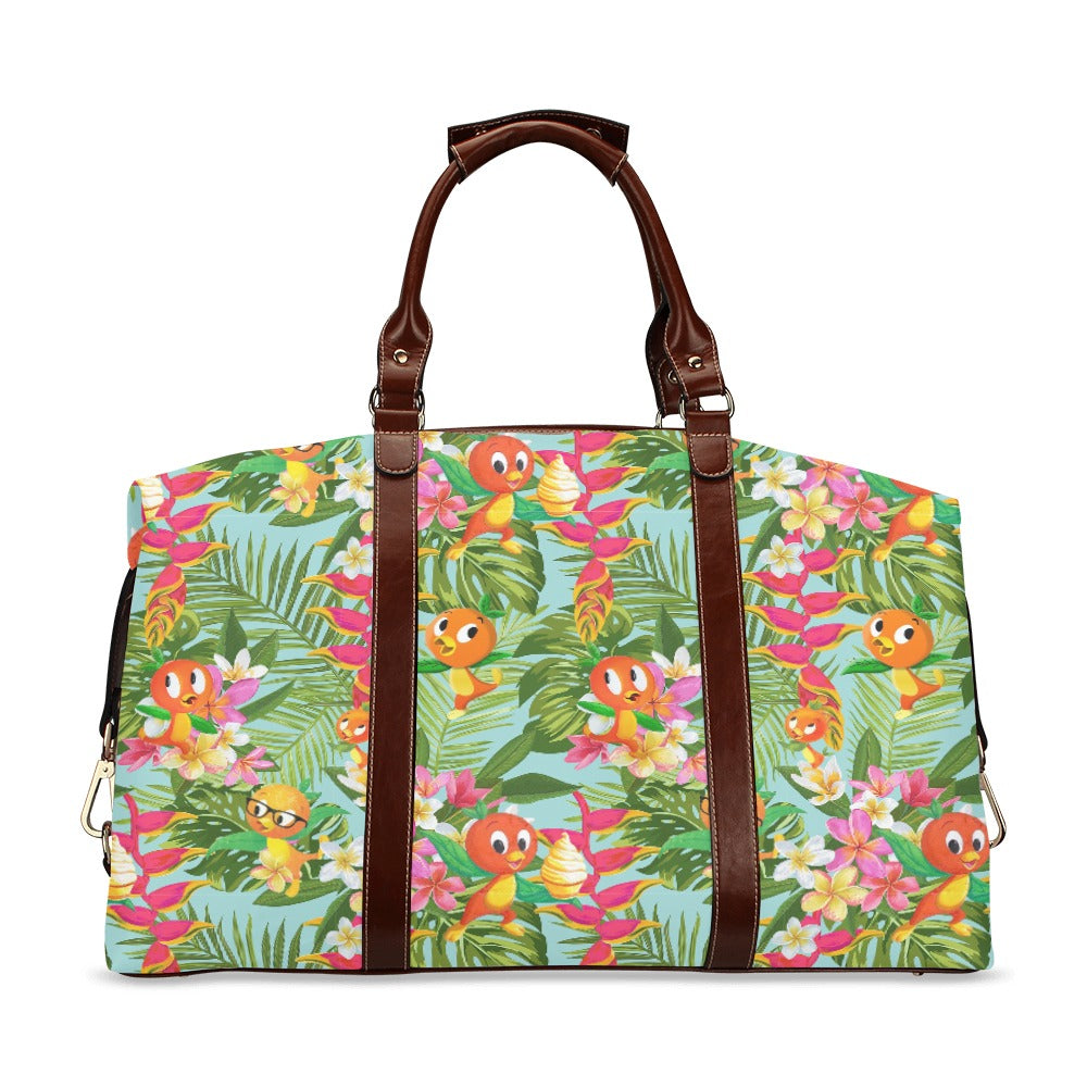 Tropical Orange Bird Flight Bag