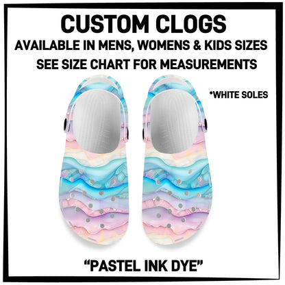 C8LG - Pastel Ink Dye Custom Clogs - Preorder Closing 6/10 ETA: Mid-Aug