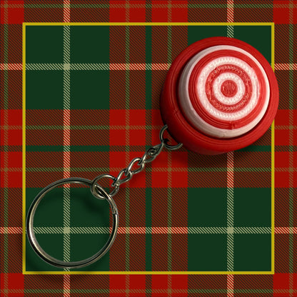 Peppermint Candy Keychain- Fidget Clicker- 3D Printed - Christmas