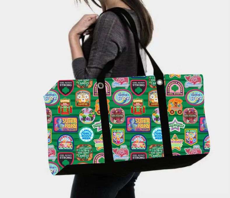 GS Patches Large Utility Tote - Ready to ship!