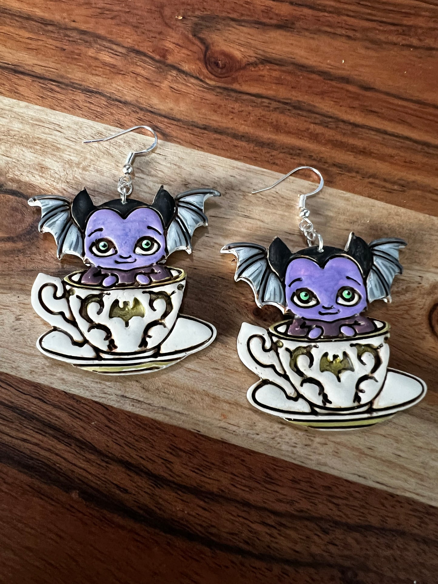 Tea with Drac- Hook Earring