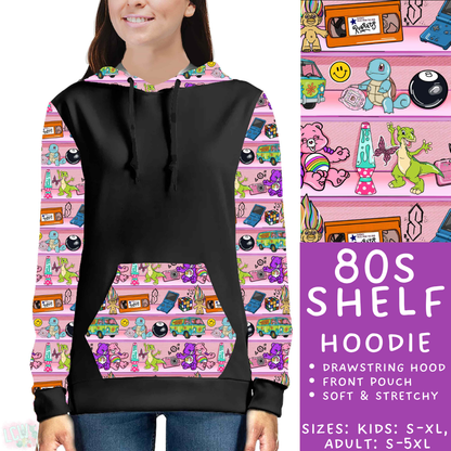 Batch #578 - July Request Run - Closes 8/31 - ETA late October - 80s Shelf Hoodie