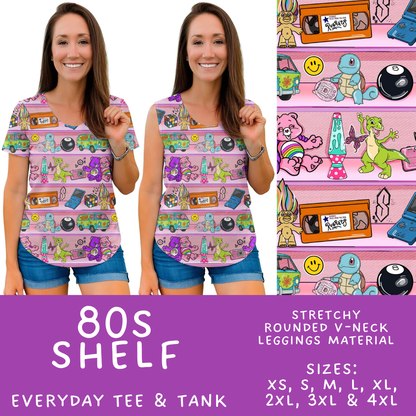 Batch #578 - July Request Run - Closes 8/31 - ETA late October - 80s Shelf Everyday Tank & Tee