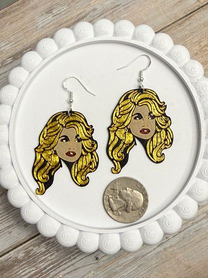 Dolly- 3D Printed Earrings