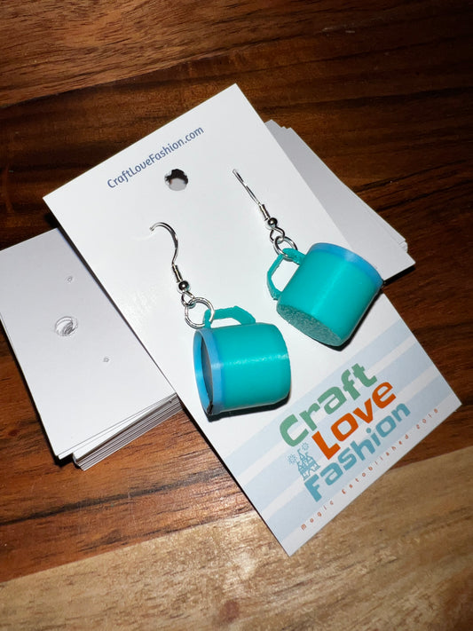 Stan Ley Mug- 3D Printed Earrings