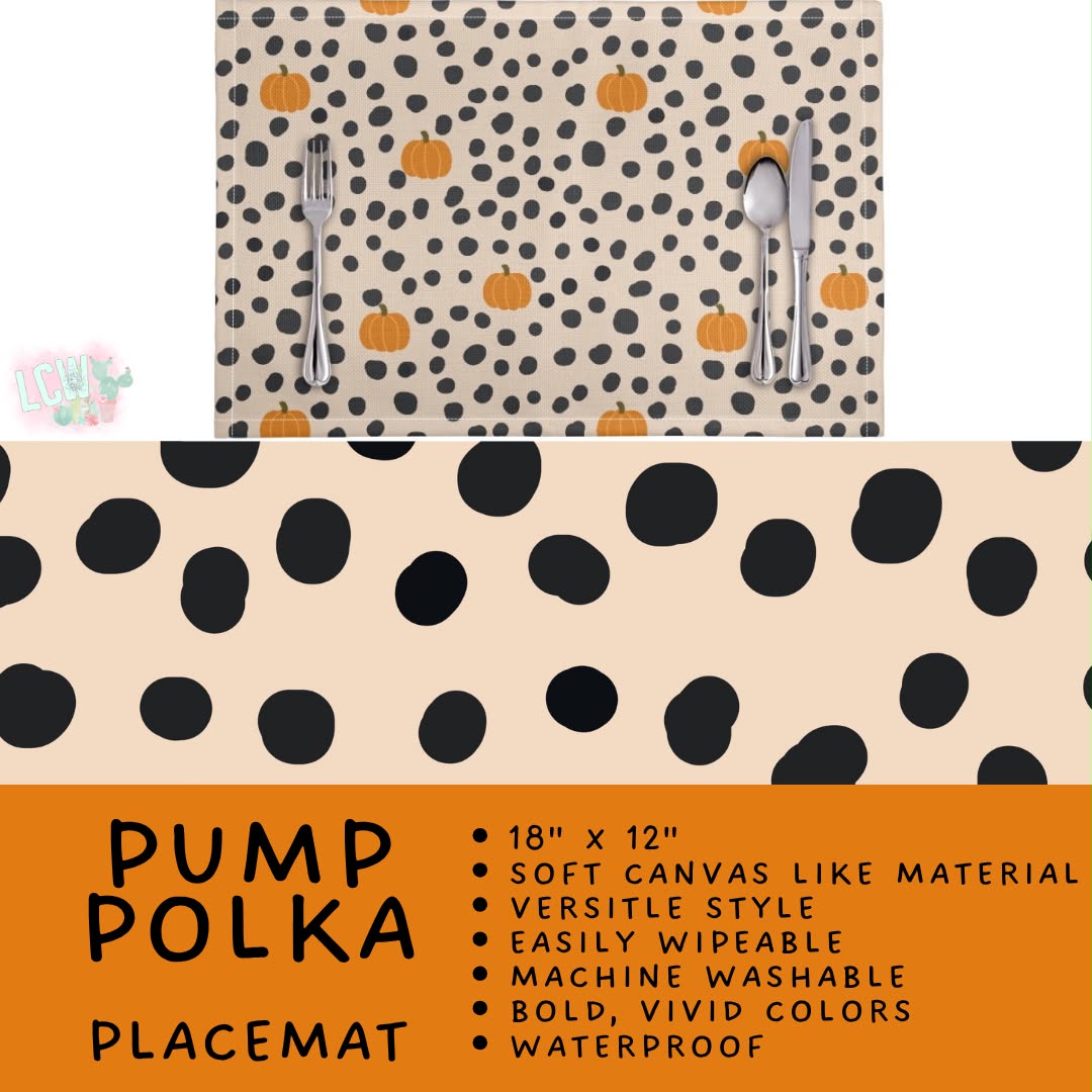 Batch #588 - Table Runners - Closes 9/21 - ETA early/mid Nov - Pump Polka Placemat