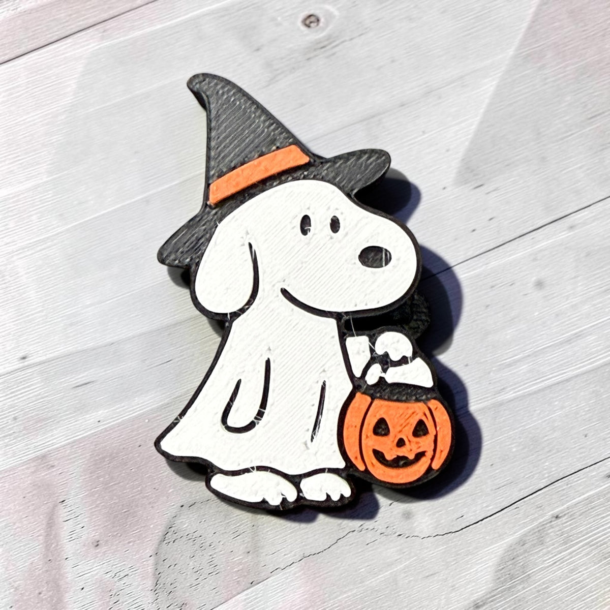Halloween Pup- Straw Topper- 3D Printed