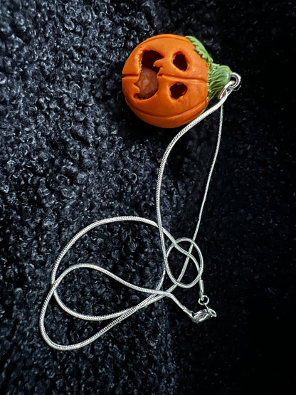 Worry Wort Pumpkin Necklace