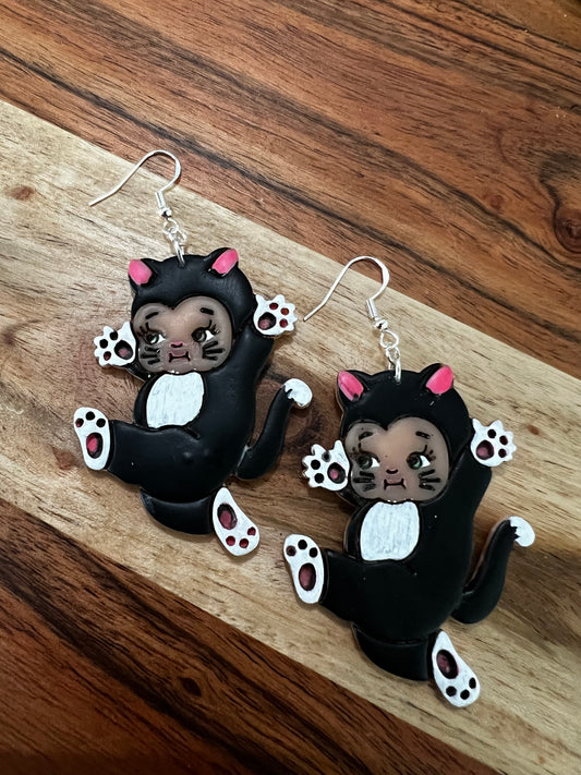 Cutie Cat- Hook Earring