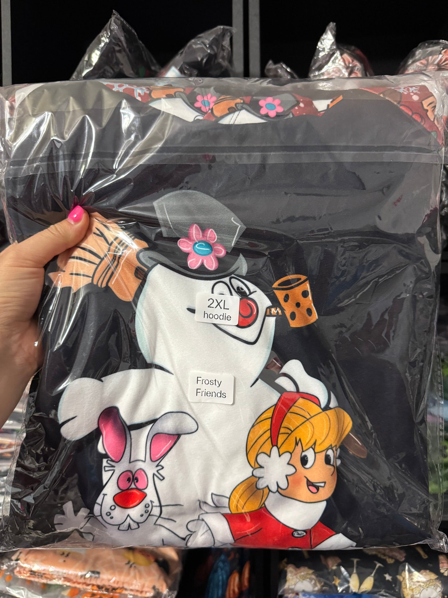 Ready To Ship - Frosty Friends Hoodie - 2XL