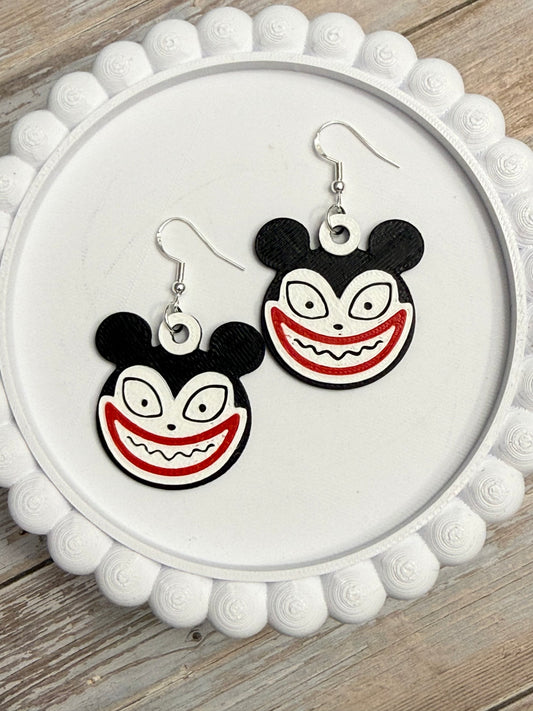 NBC Doll- 3D Printed Earrings - Halloween