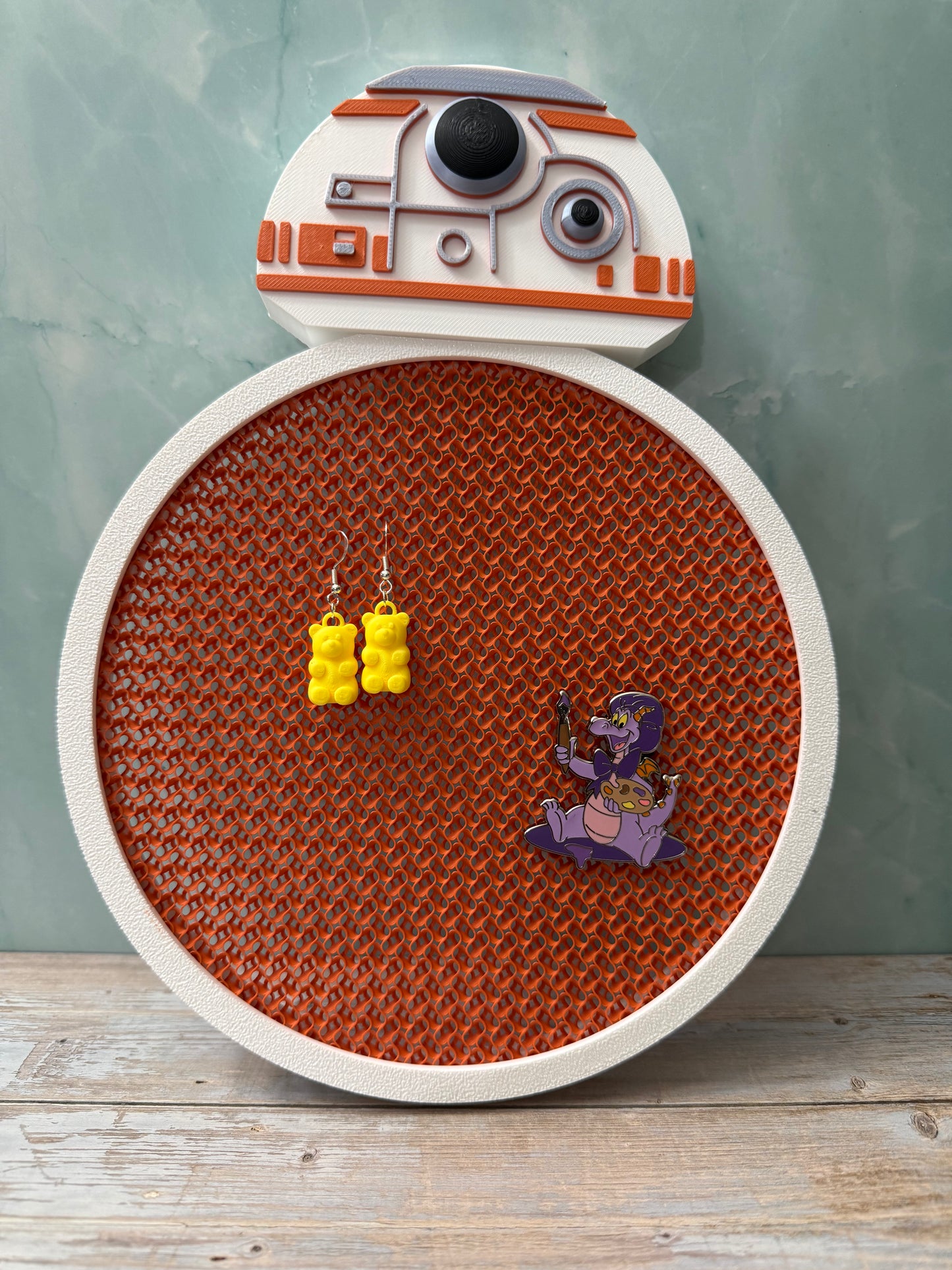 Orange Droid- 3D Printed Pin Board