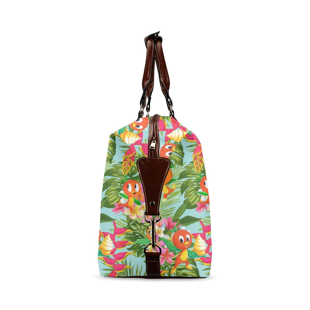 Tropical Orange Bird Flight Bag