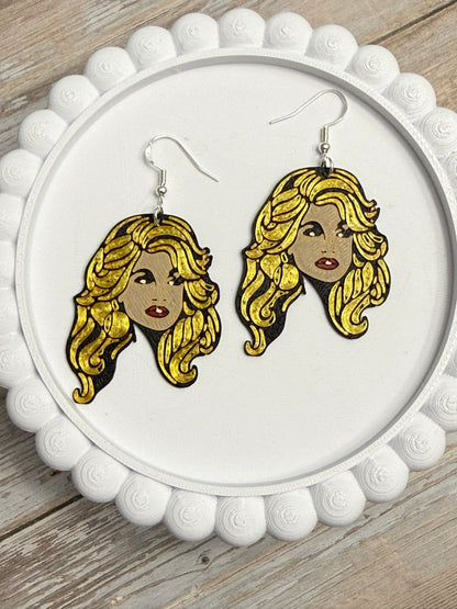 Dolly- 3D Printed Earrings