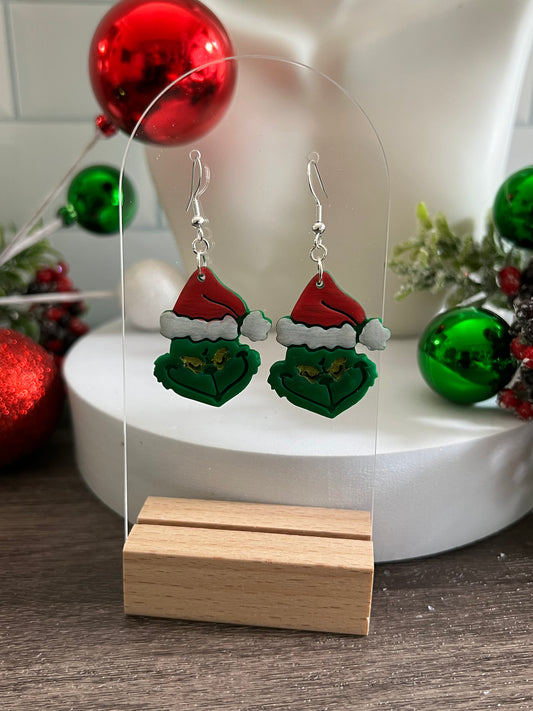 Mean Green- Merry Collection- Hook Earring