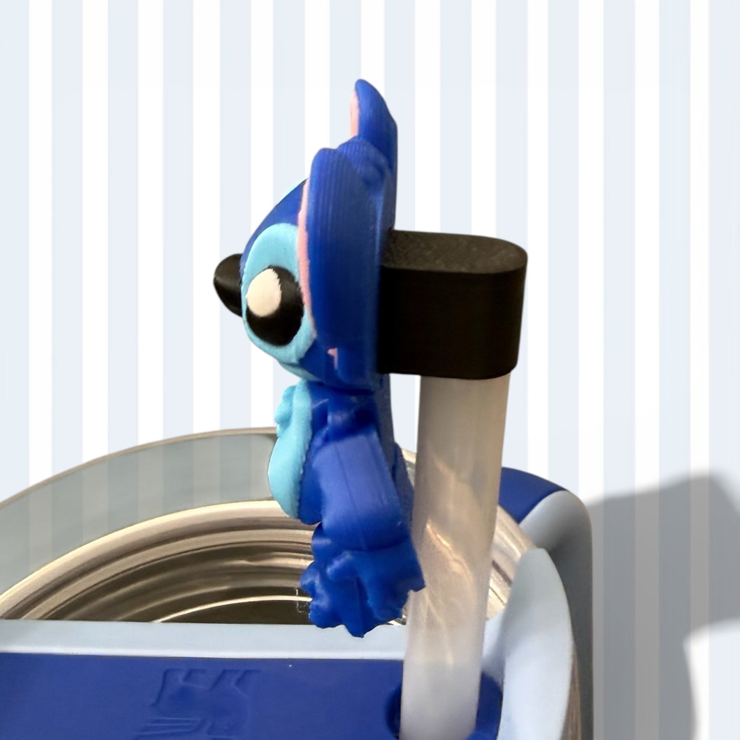 Hawaiian Alien- Straw Buddy- 3D Printed
