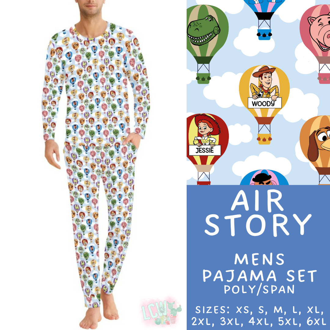 Batch #587 - Family Pajamas 2 - Closes 9/18 - ETA mid Nov - Air Story Men's Pajama Set