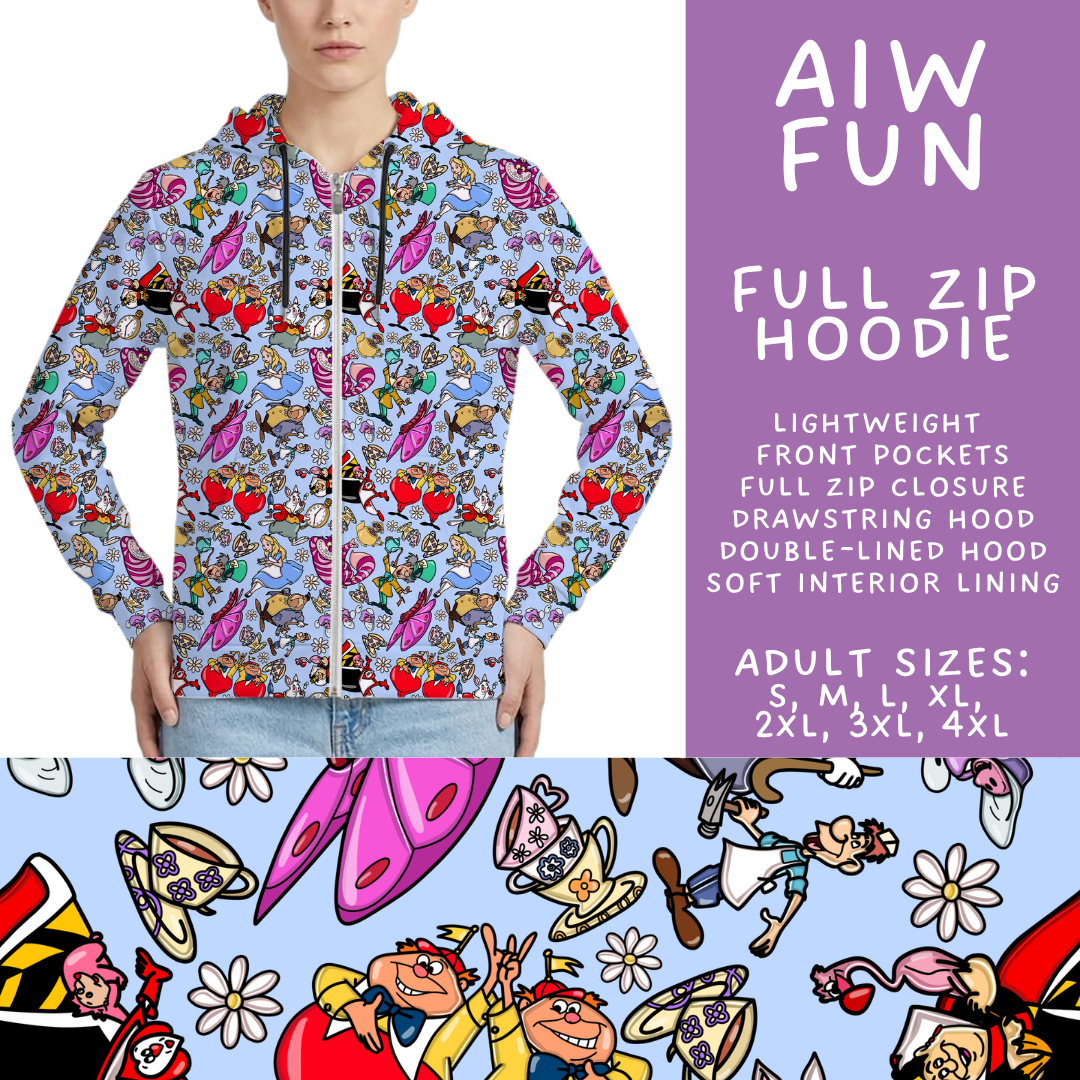 Batch #572 - Magical Faves 23 - Closes 8/19 - ETA mid October - AIW Fun Full Zip Hoodie