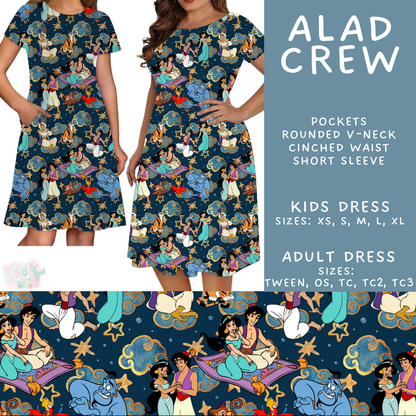 Batch #552 - Magical Faves 22 - Closes 7/6 - ETA early Sept - Alad Crew Adult & Kids Dresses