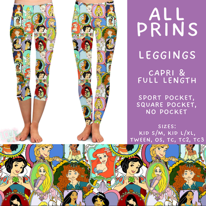 Batch #594 - Magical Faves 25 - Closes 10/5 - ETA early Dec - All Prins Full and Capri Length Leggings