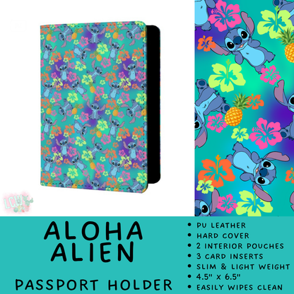 Batch #609 - Travel Collection 2 - Closes 11/6 - ETA early Jan - Aloha Alien Passport Holder