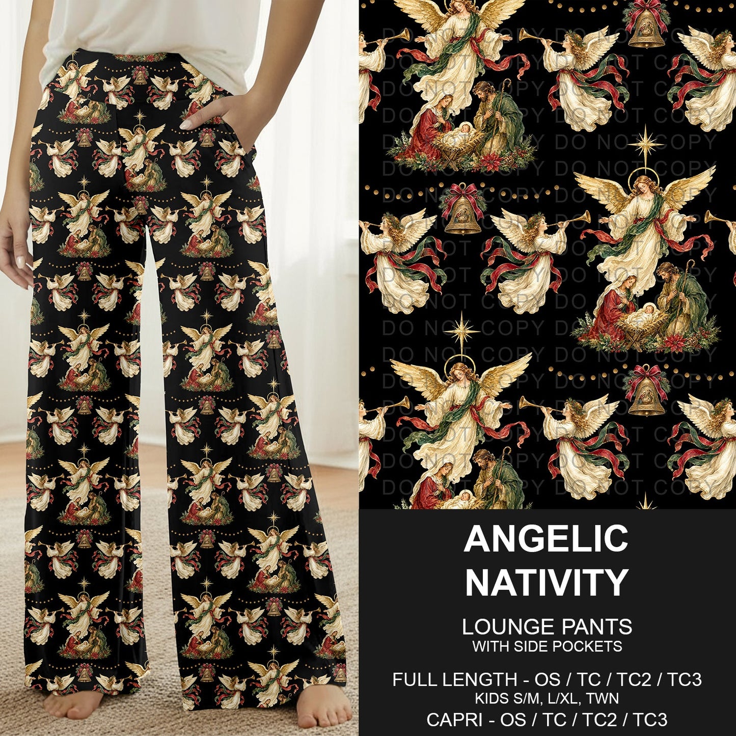 B311 - Preorder Angelic Nativity Lounge Pants (Closes 9/06. ETA: mid Nov.)