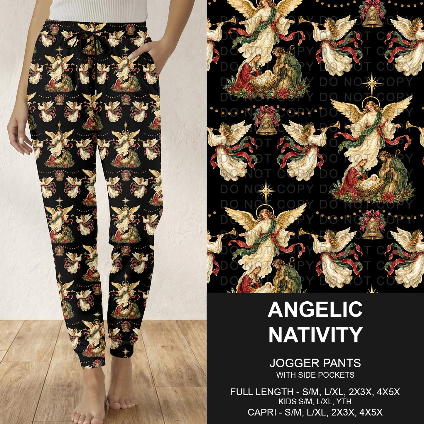B311 - Preorder Angelic Nativity Joggers (Closes 9/06. ETA: mid Nov.)