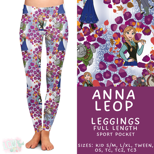 Batch #467 - Princess Leopard - Closes 12/24 - ETA late Feb - Anna Leop Full Length Leggings