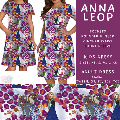Batch #467 - Princess Leopard - Closes 12/24 - ETA late Feb - Anna Leop Womens & Girls Dresses