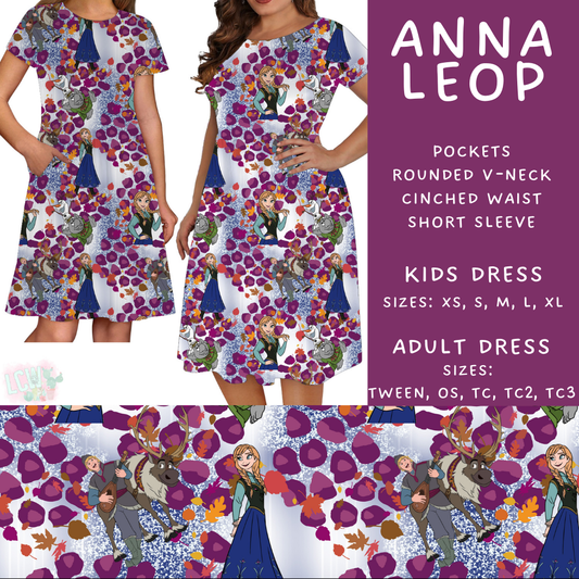 Batch #467 - Princess Leopard - Closes 12/24 - ETA late Feb - Anna Leop Womens & Girls Dresses