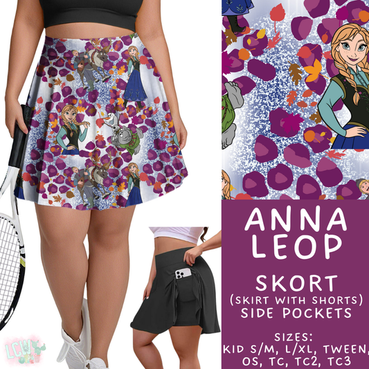 Batch #467 - Princess Leopard - Closes 12/24 - ETA late Feb - Anna Leop Skort