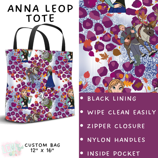 Batch #467 - Princess Leopard - Closes 12/24 - ETA late Feb - Anna Leop Tote