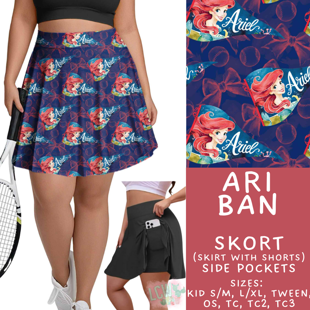 Batch #542 - Pennant Banner Collection - Closes 6/12 - ETA mid August - Ari Ban Skort