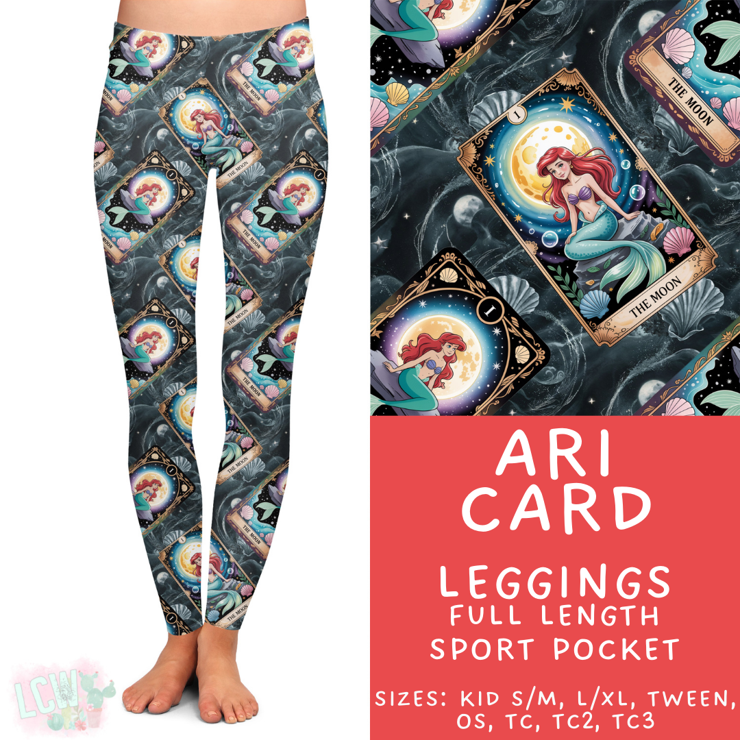 Batch #474 - Princess Tarot - Closes 1/12 - ETA early/mid March - Ari Card Full Length Leggings