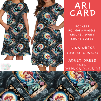 Batch #474 - Princess Tarot - Closes 1/12 - ETA early/mid March - Ari Card Adult & Kids Dresses